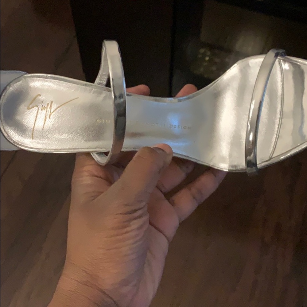 Silver heels